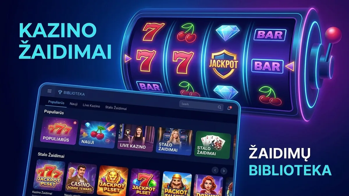 Kazino žaidimų pasirinkimas